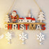 Wooden Christmas Door Hanging Oranments